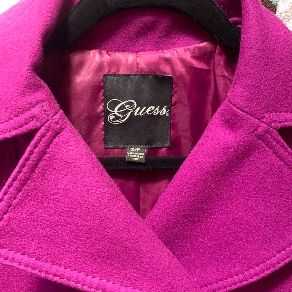 Guess Brand Wool Coat Size Small